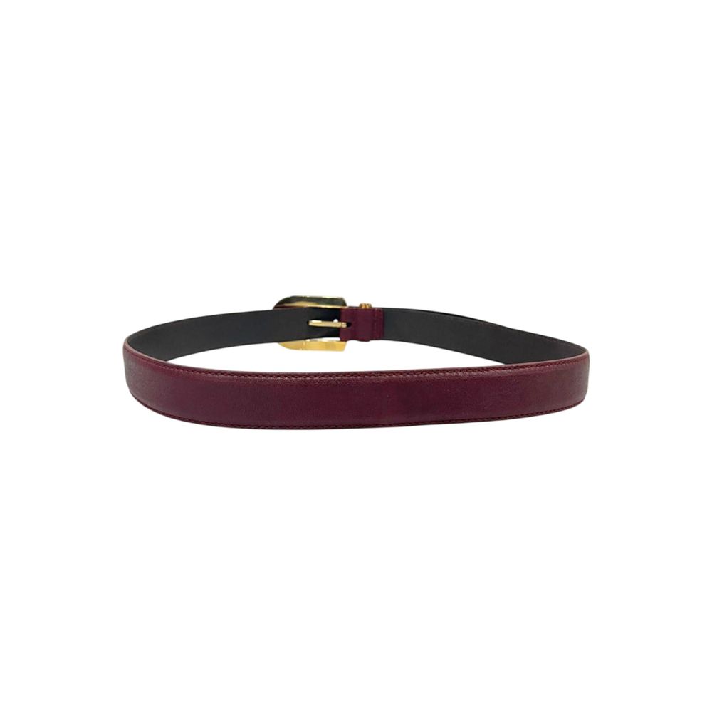 Borbonese Red Leather Women Belt