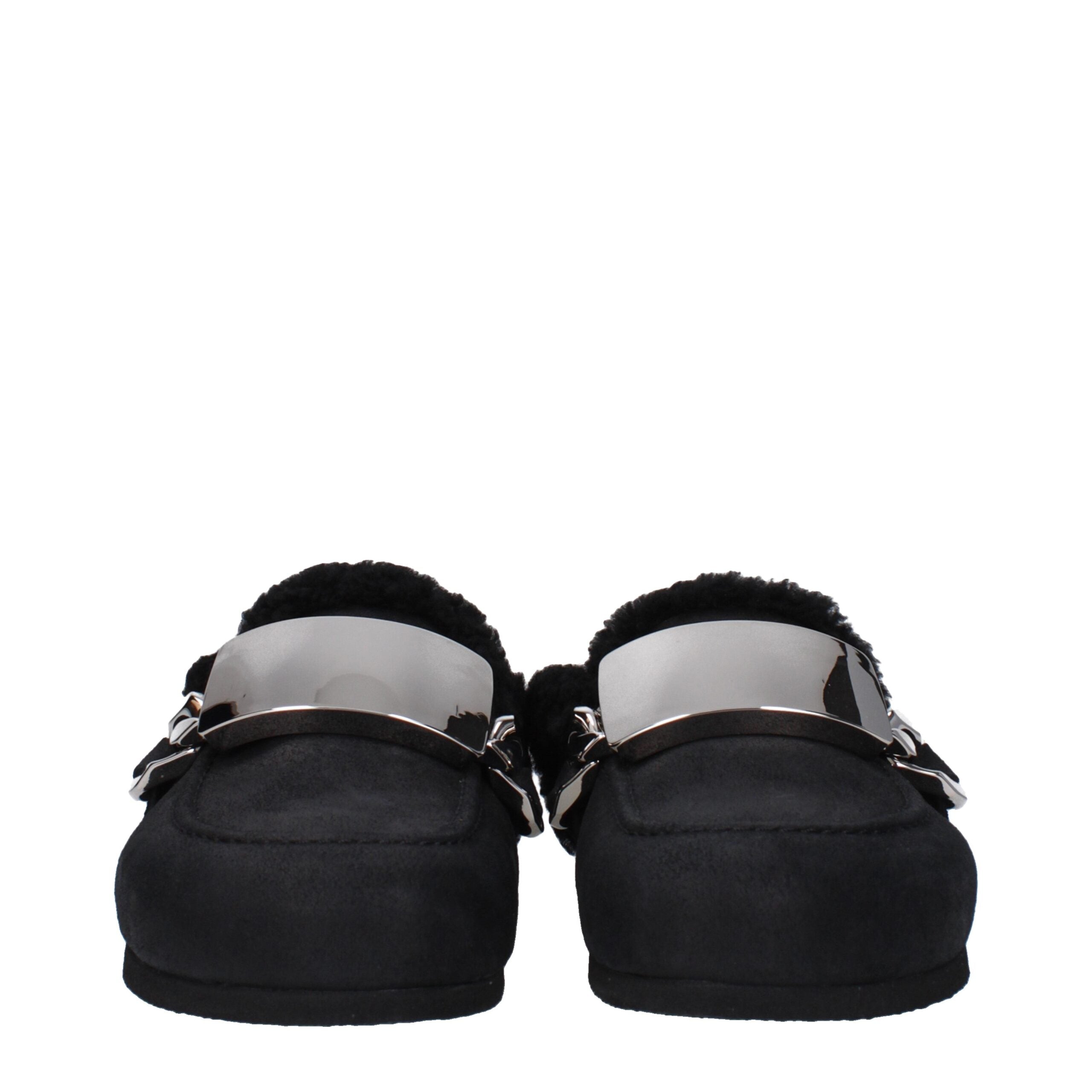 Jw Anderson Black Leather Slippers