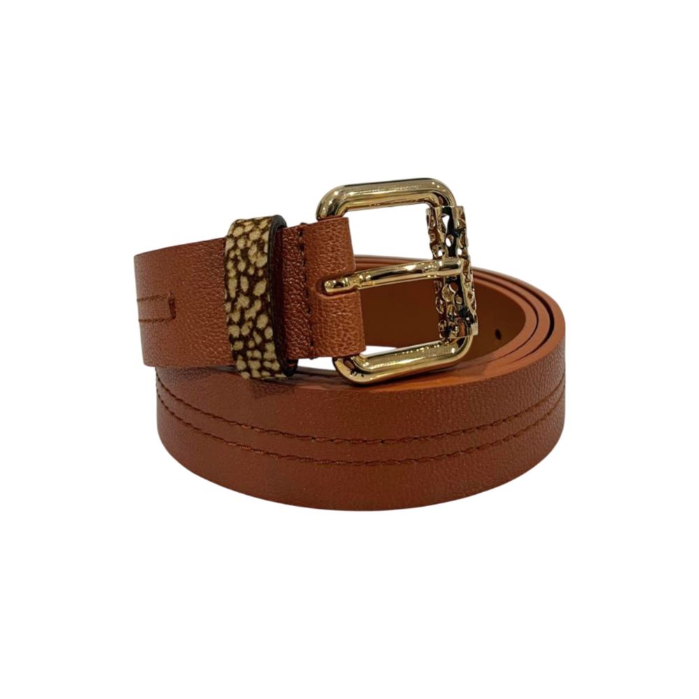 Borbonese Brown Genuine Leather Women Belt