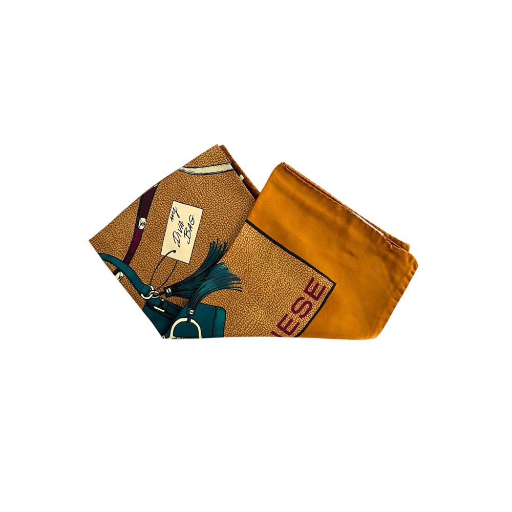 Borbonese Arancione Silk Women Scarf