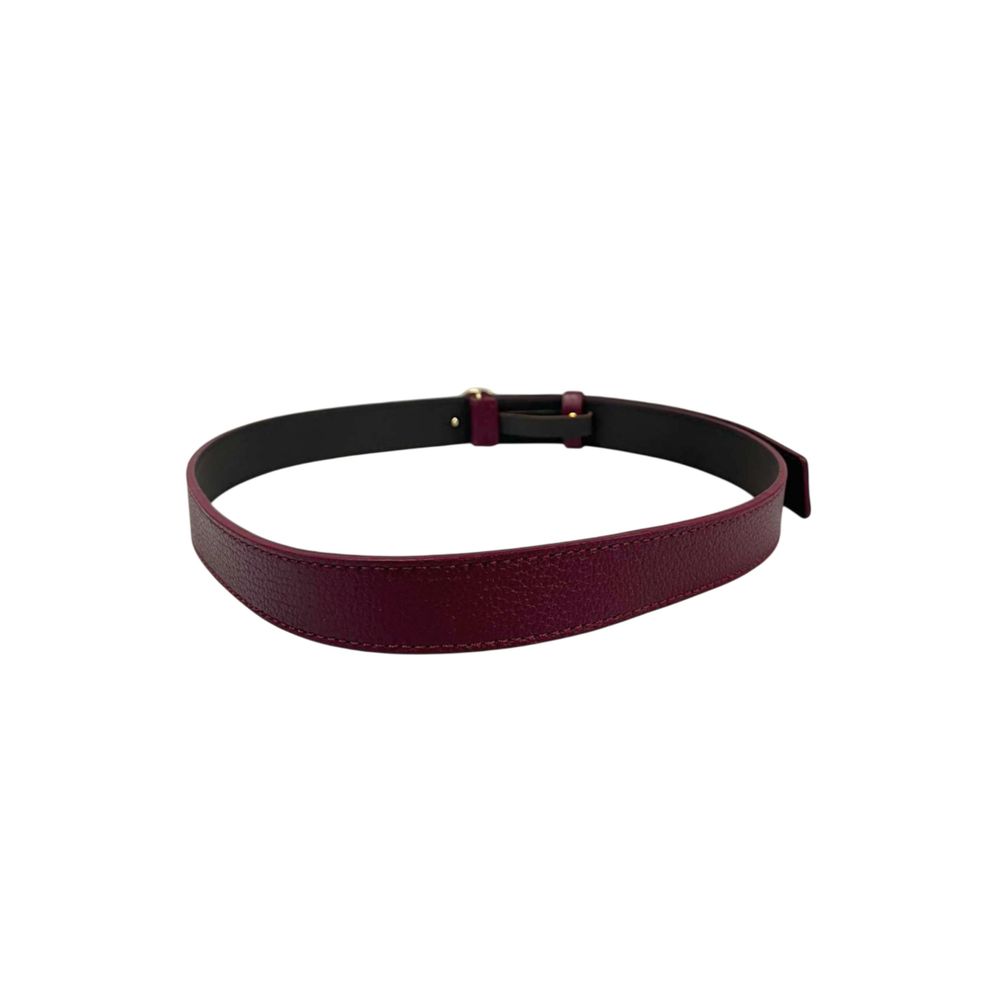 Borbonese Red Genuine Leather Women's Belt