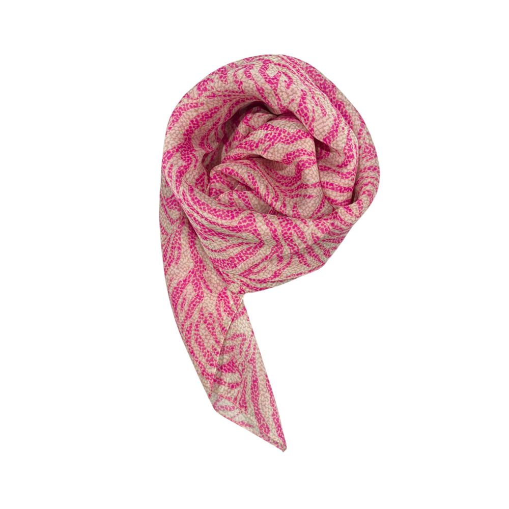 Borbonese Pink Silk Women Scarf