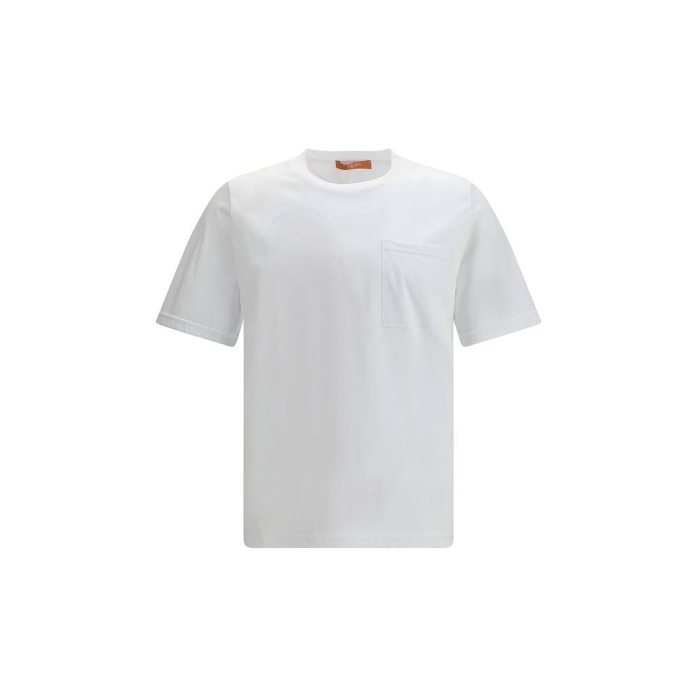 Cruna White Cotton T-Shirt