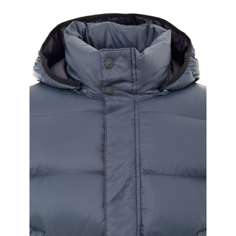 Moose Knuckles Gray Nylon Coat