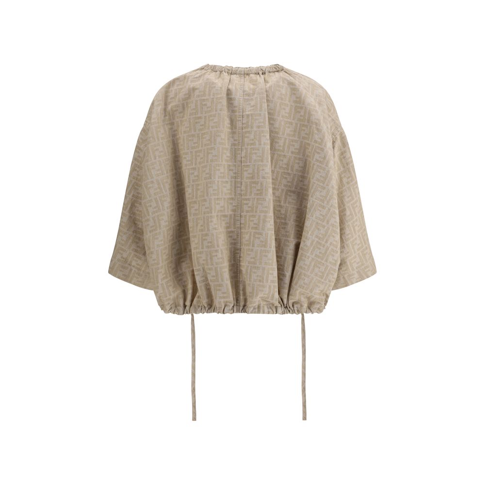 Fendi Beige Cotton Cloacks