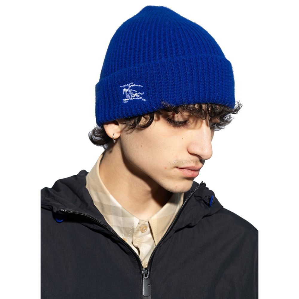 Burberry Blue Cashmere Beanie