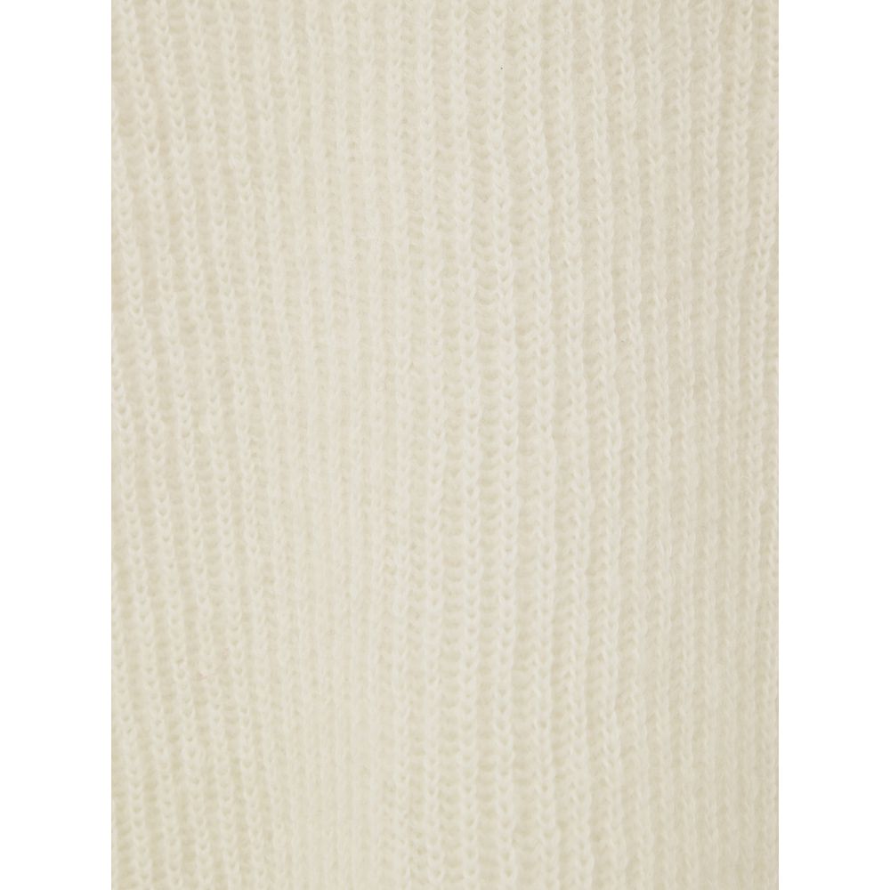 قميص بولو من الصوف الأبيض من جران ساسو