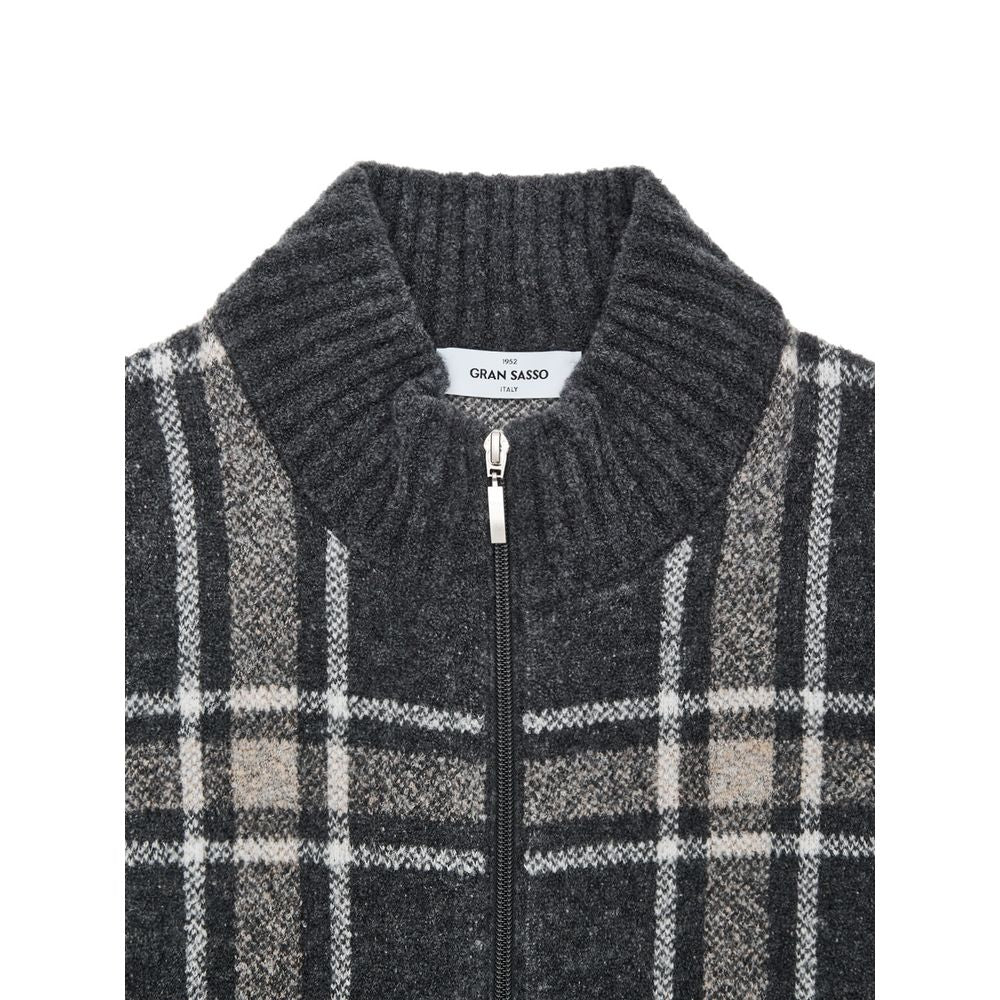 رداء صوف رمادي من غران ساسو