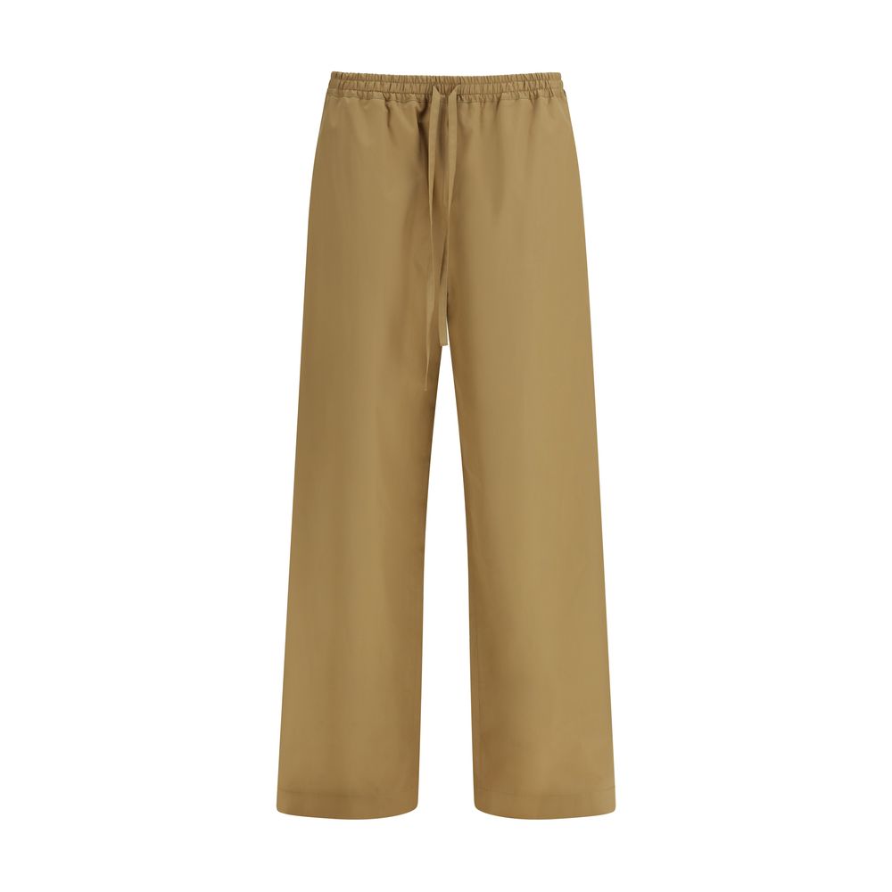 Loulou De Saison Beige Cotton Casual Pants