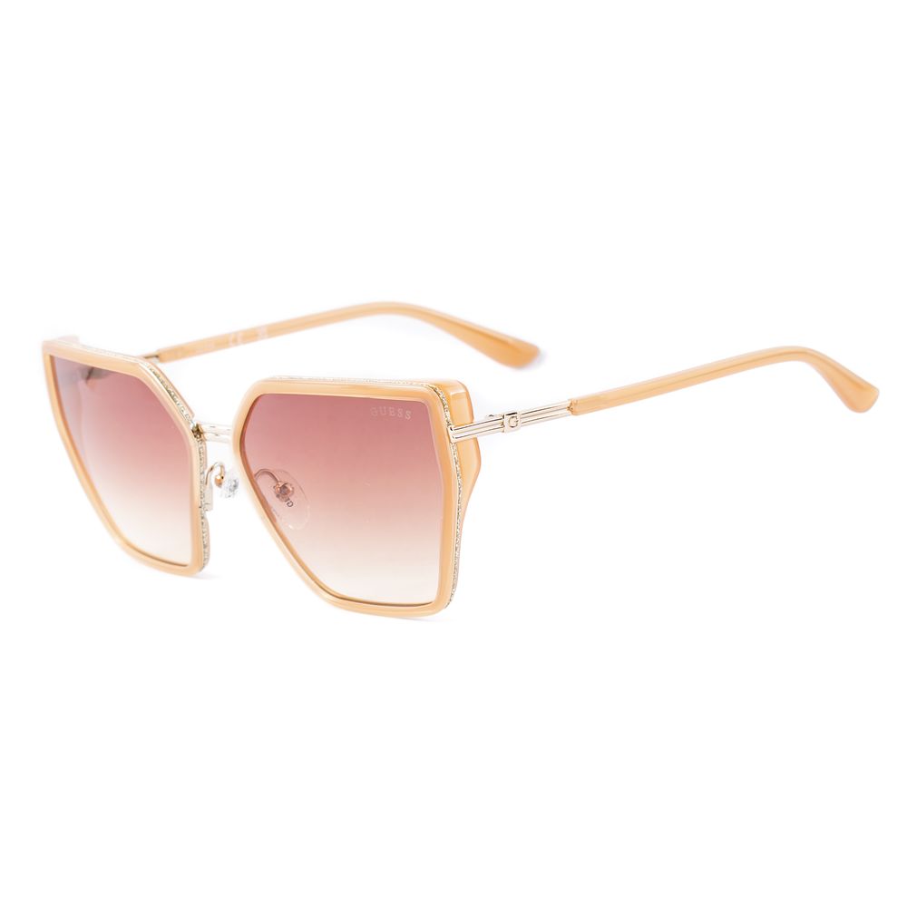 Guess Beige Resin Sunglasses - Luxe Marca
