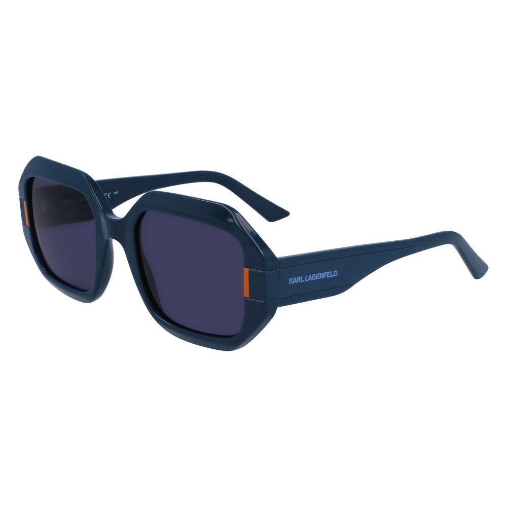 Karl Lagerfeld Blue Injected Sunglasses