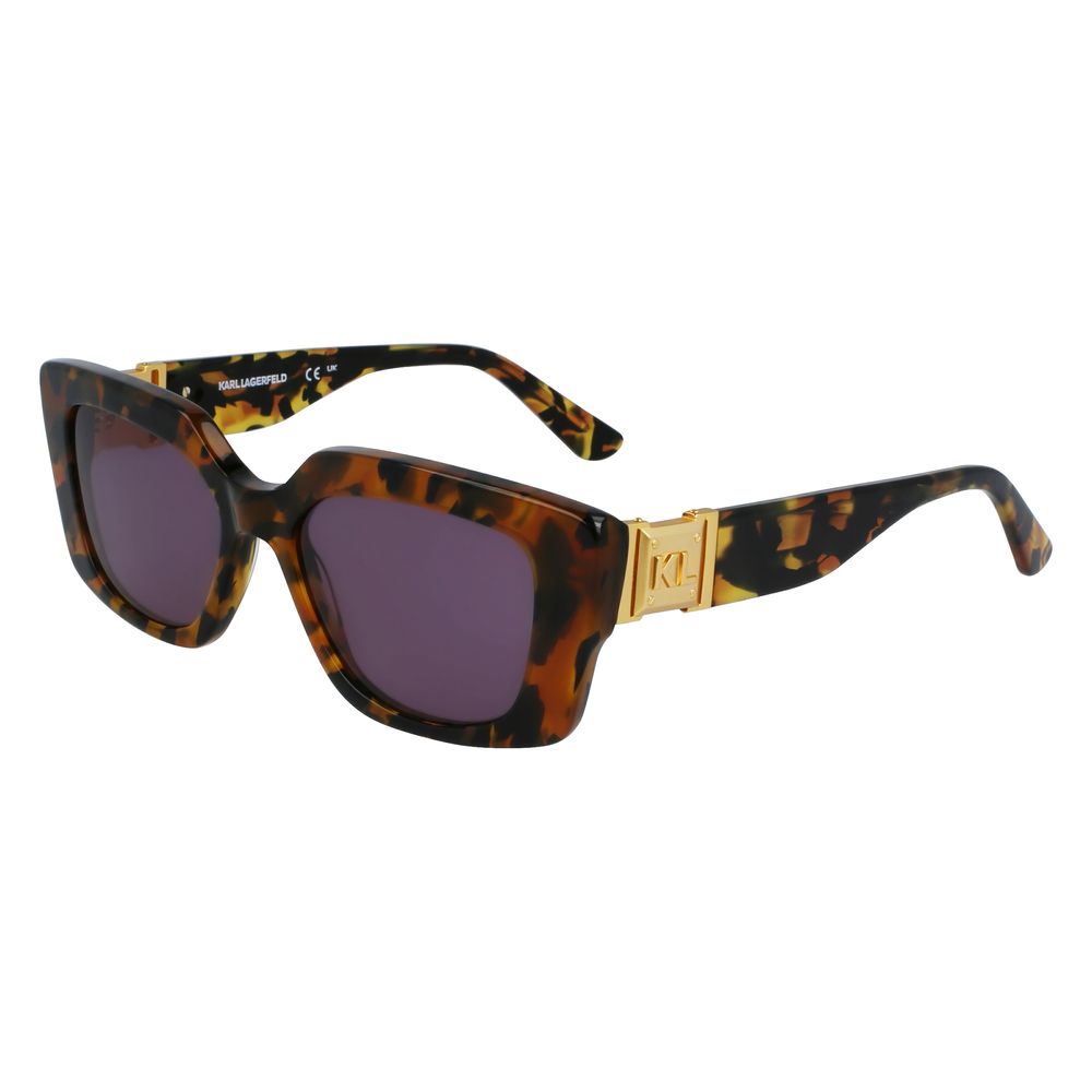 Karl Lagerfeld Brown Acetate Sunglasses