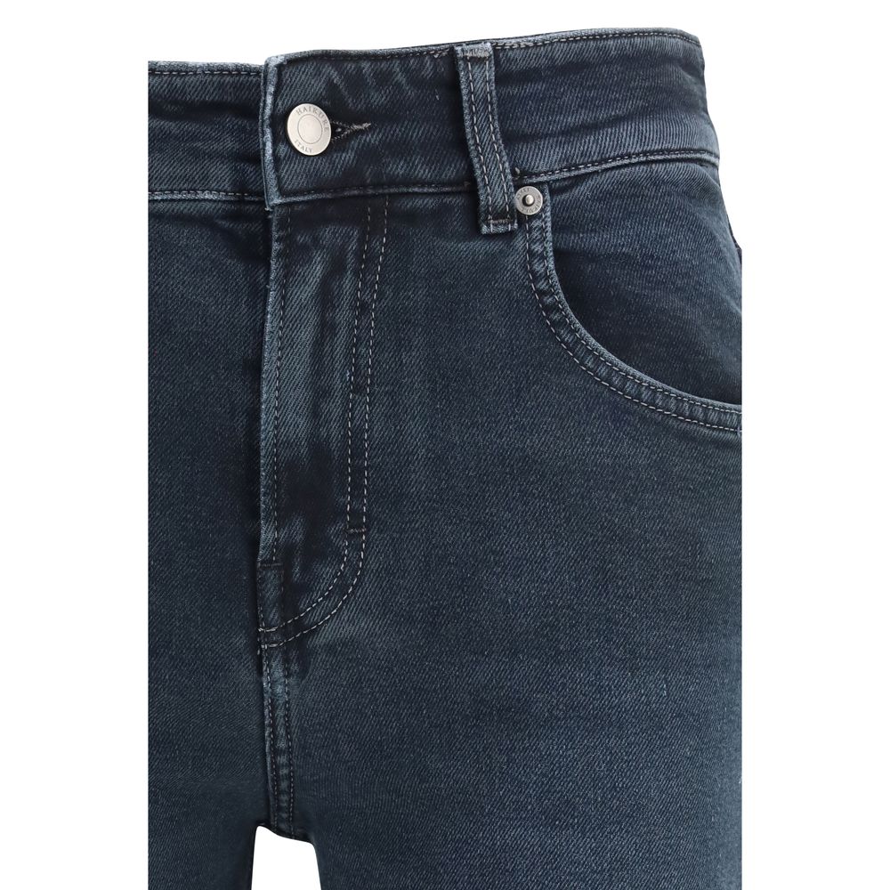 Haikure Blue Cotton Flared Jeans - Luxe Marca