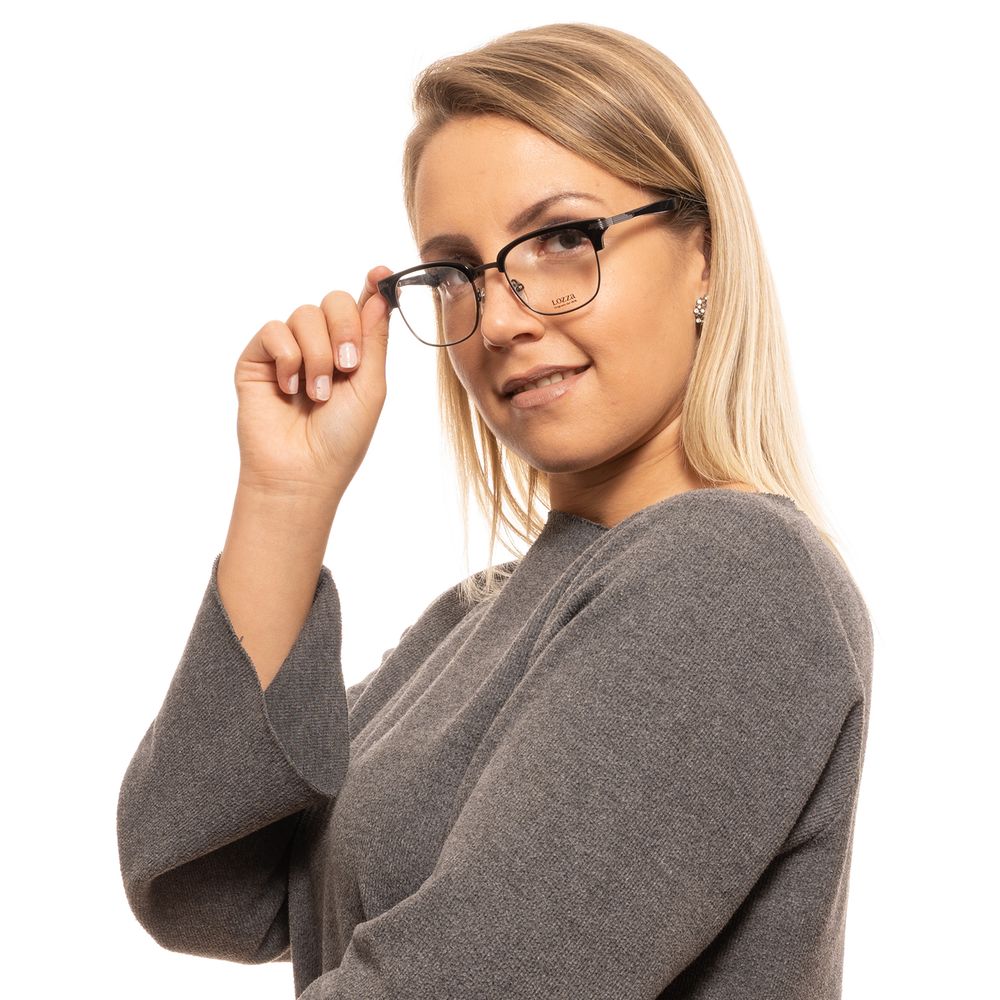 نظارات لوزا السوداء المعدنية والبلاستيكية (إطارات)