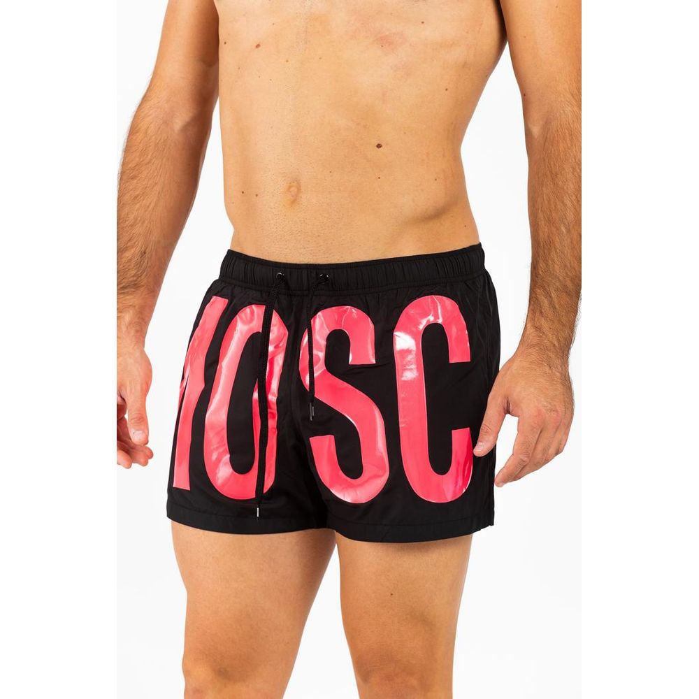 Moschino Fuchsia Polyester Swim Shorts