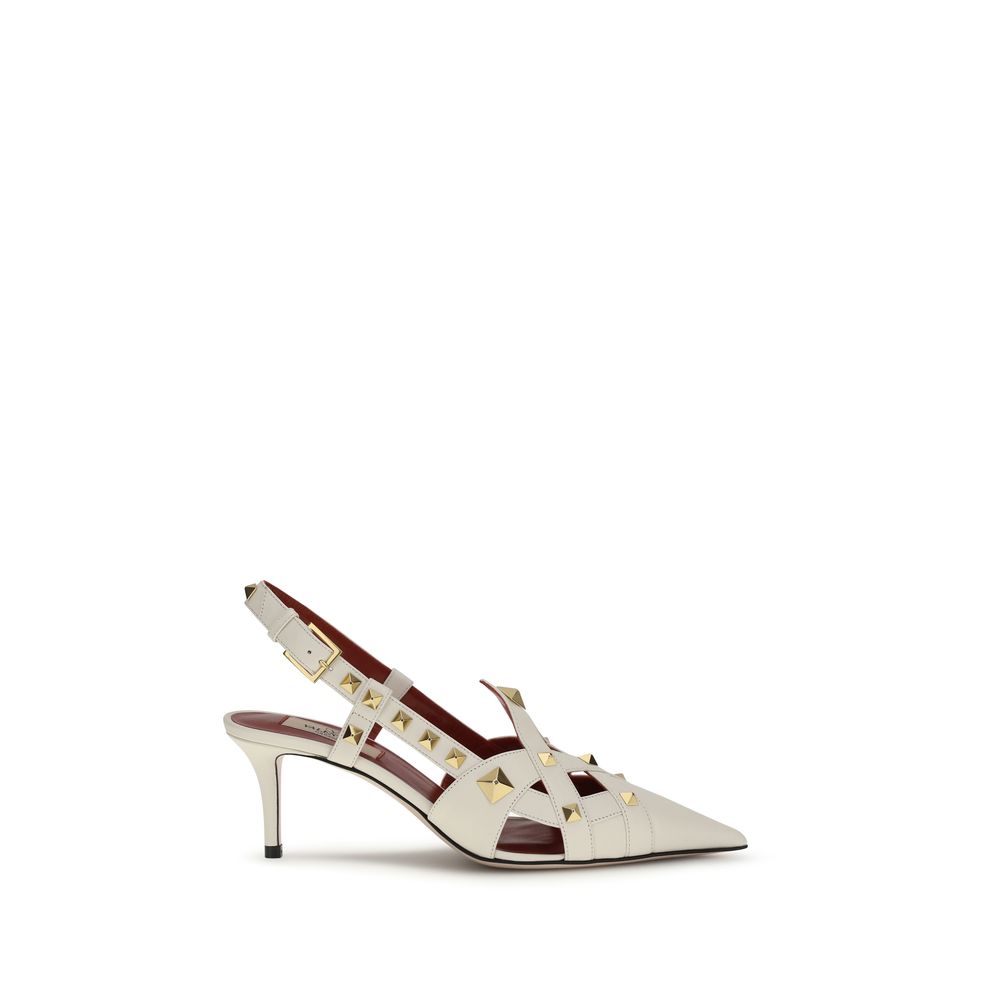 Valentino Garavani Beige Goatskin High Heel Pumps - Luxe Marca
