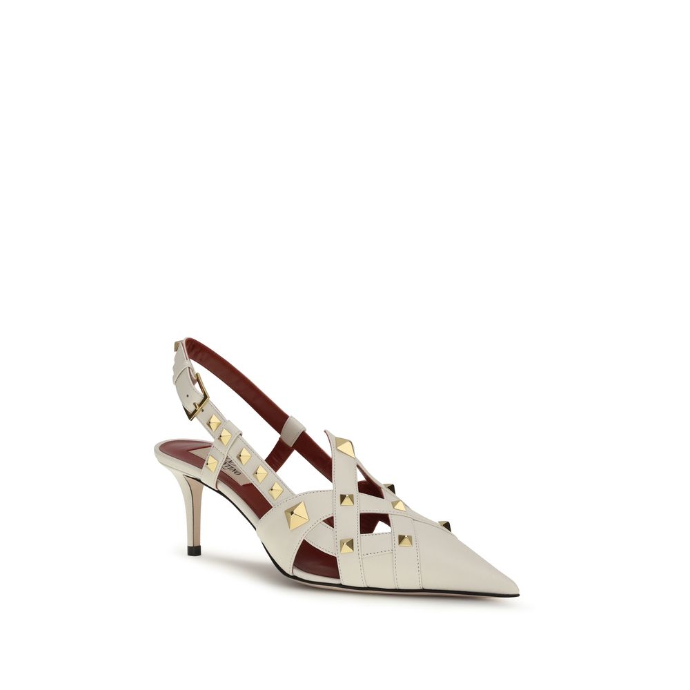 Valentino Garavani Beige Goatskin High Heel Pumps - Luxe Marca