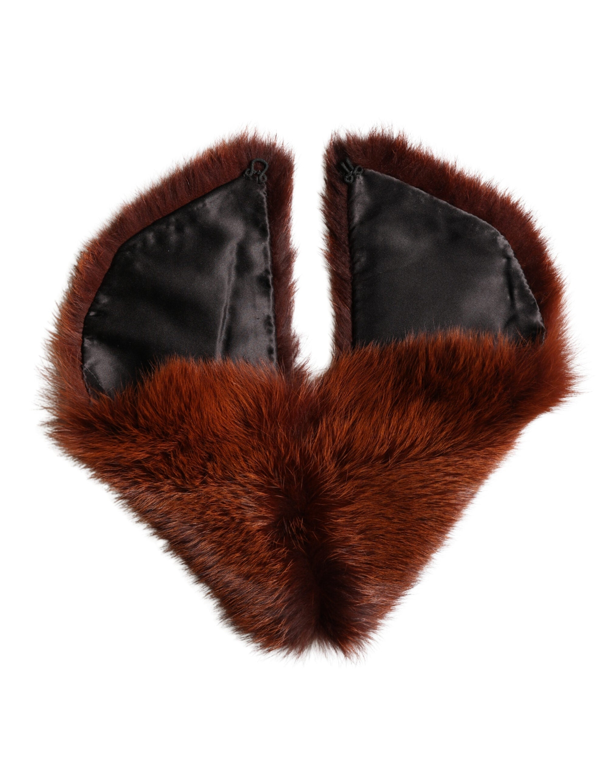 Dolce & Gabbana Brown Mink Fur Collar Women Neck Wrap 60cm x 14cm  Scarf - Luxe Marca