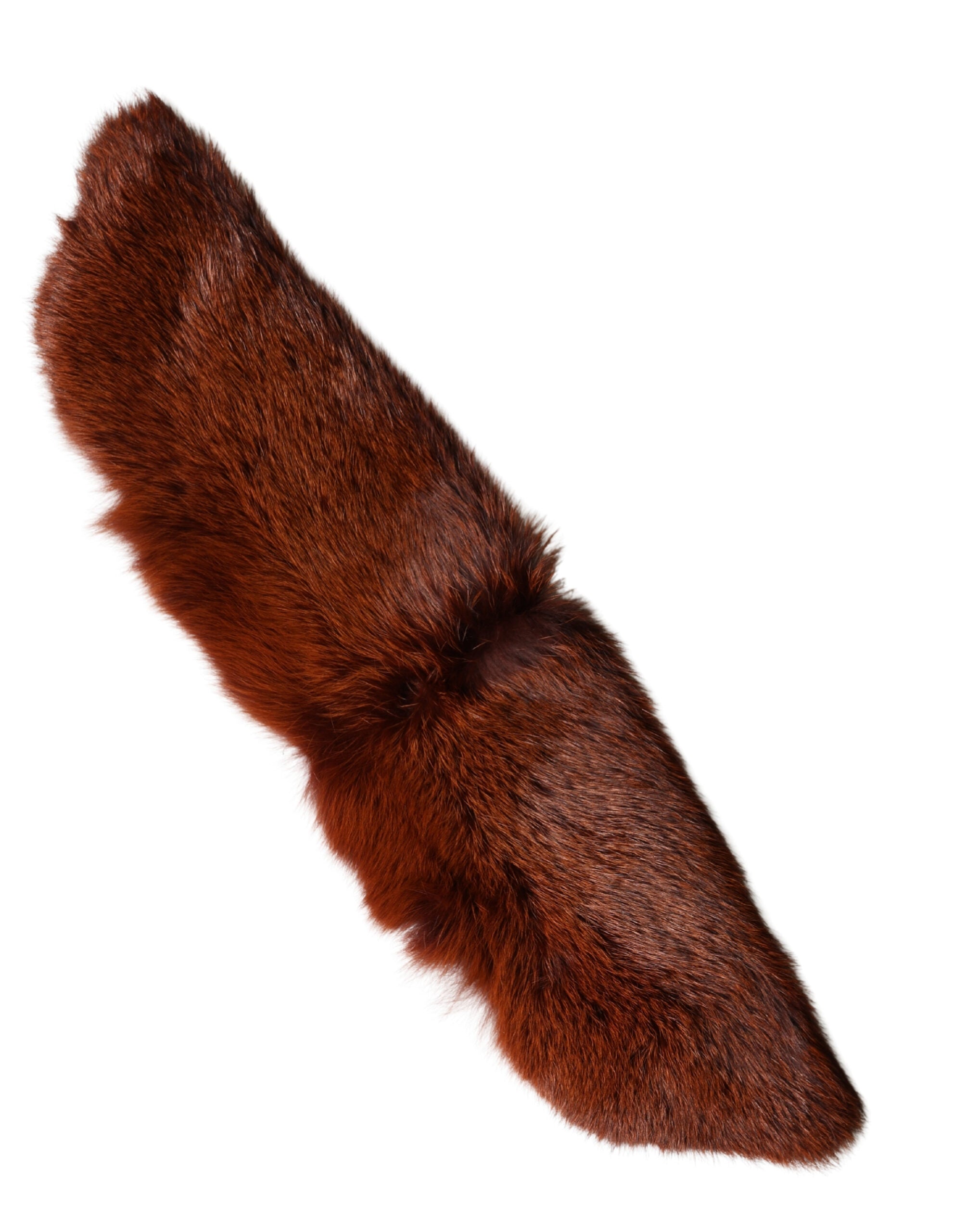 Dolce & Gabbana Brown Mink Fur Collar Women Neck Wrap 60cm x 14cm  Scarf - Luxe Marca