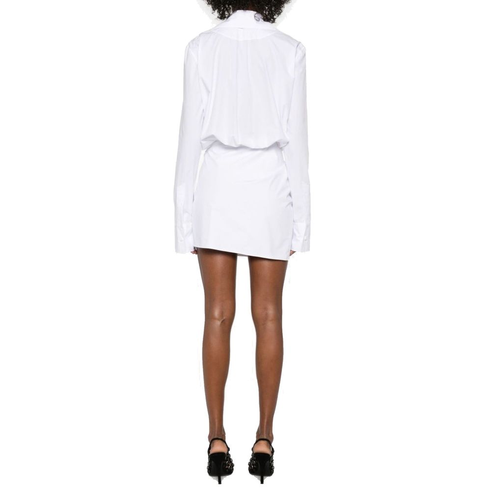 The Attico White Cotton Casual Dress
