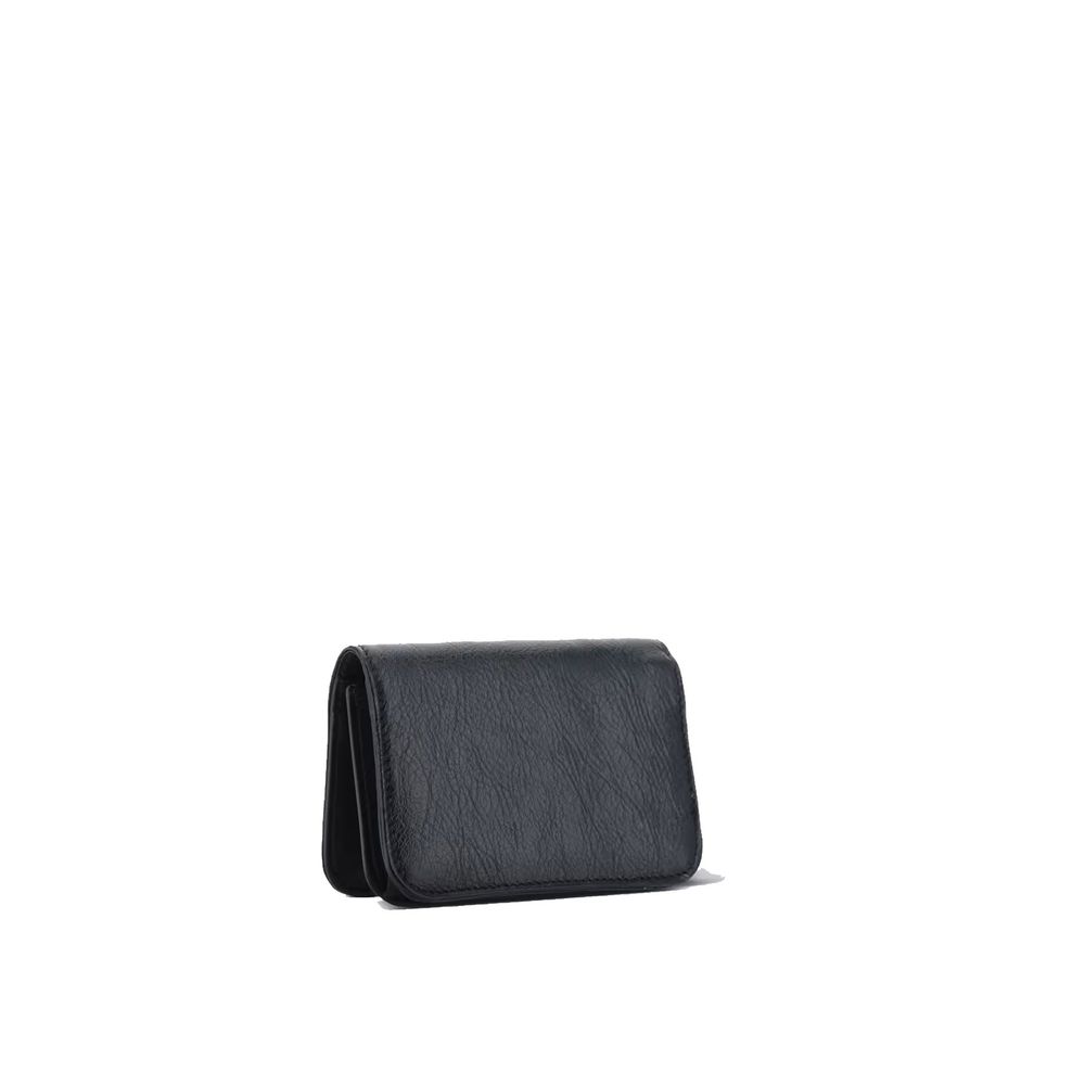 Balenciaga Black Lamb Leather Cardholder