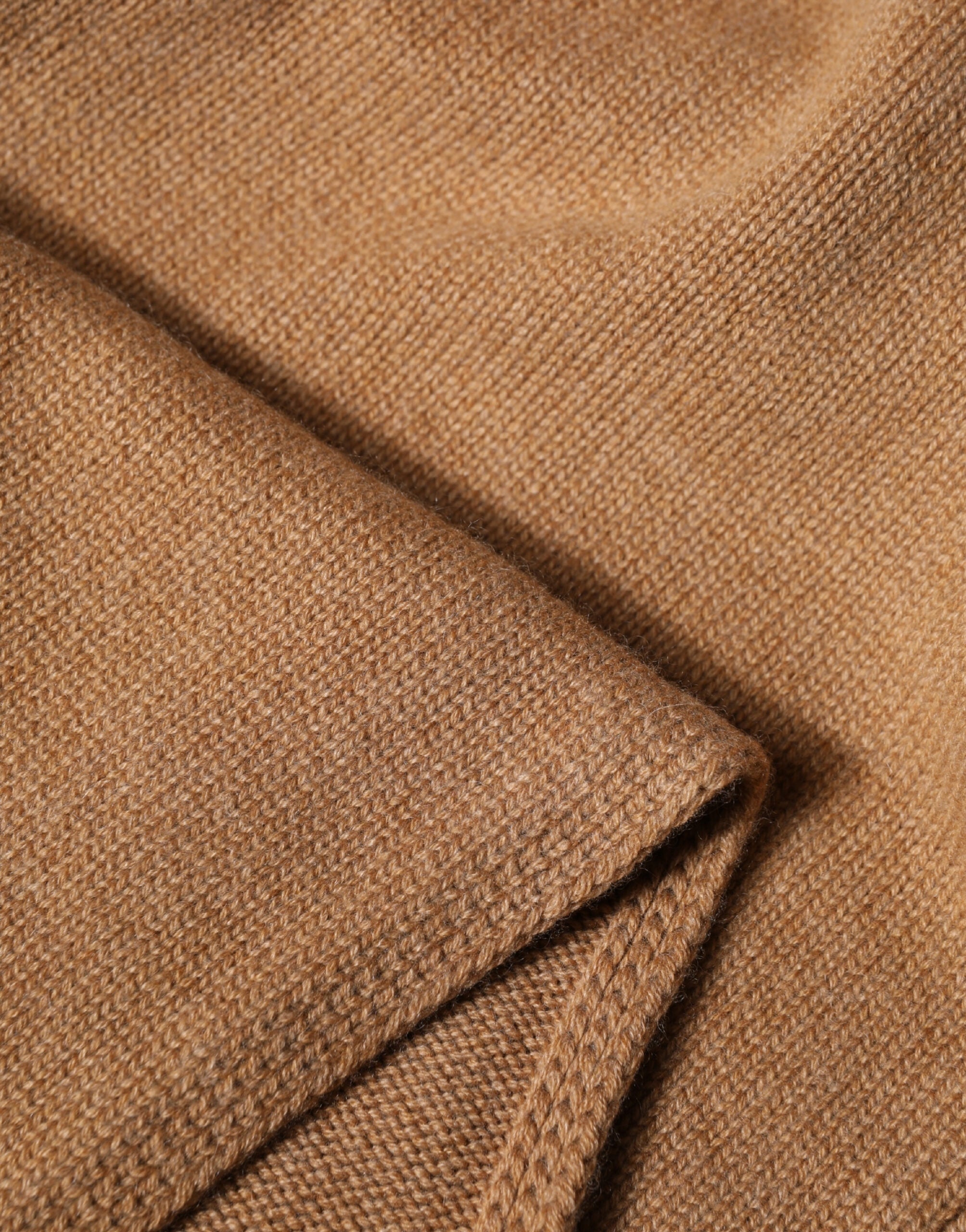 Dolce & Gabbana Brown Cashmere Knitted Foulard 207cm x 29cm Men Scarf - Luxe Marca