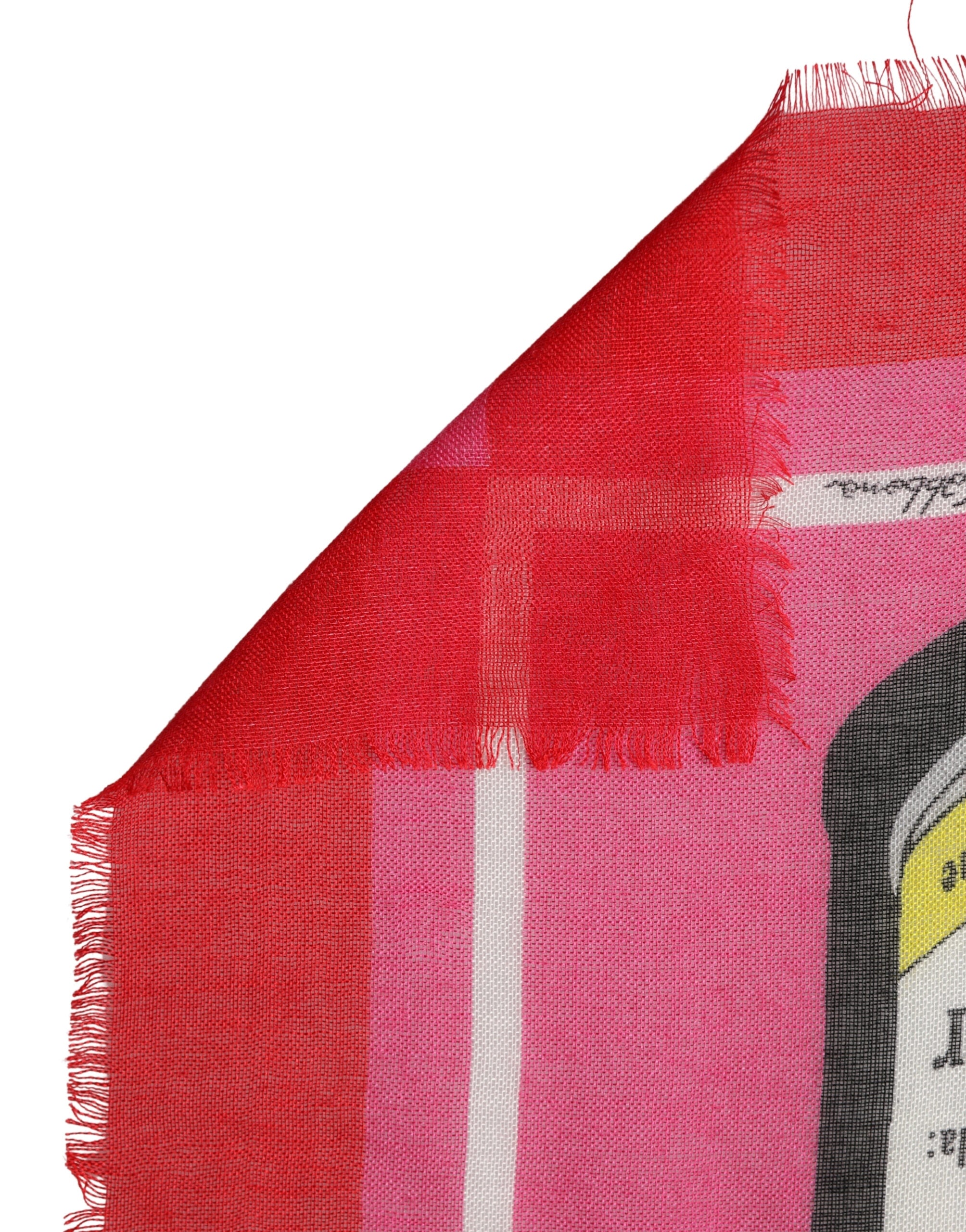 Dolce & Gabbana Pink DG Amore Print Neck Square Shawl 140cm x 140cm Scarf - Luxe Marca