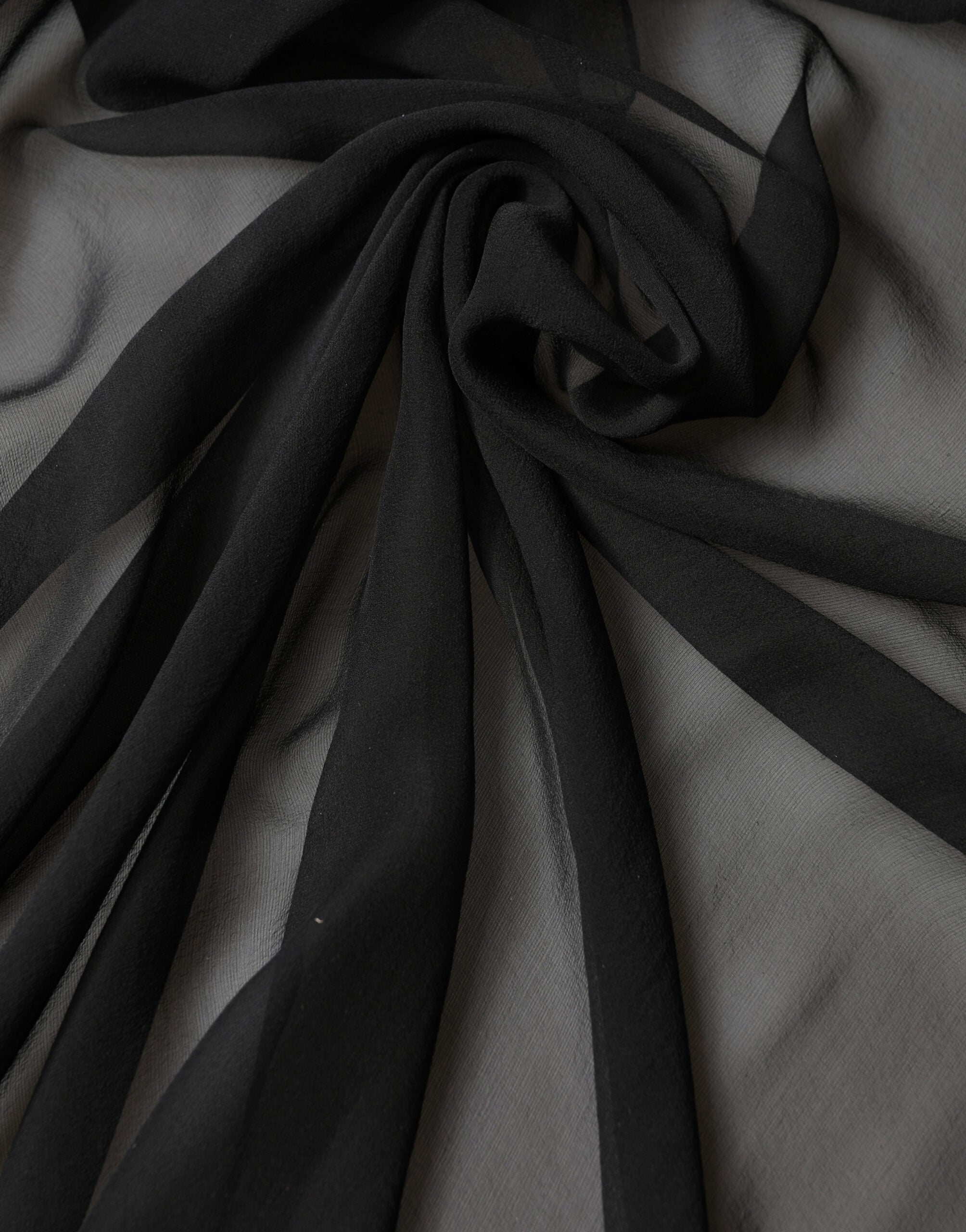 Dolce & Gabbana Black Silk Neck Wrap Shawl Stole 167cm x 126cm Scarf - Luxe Marca