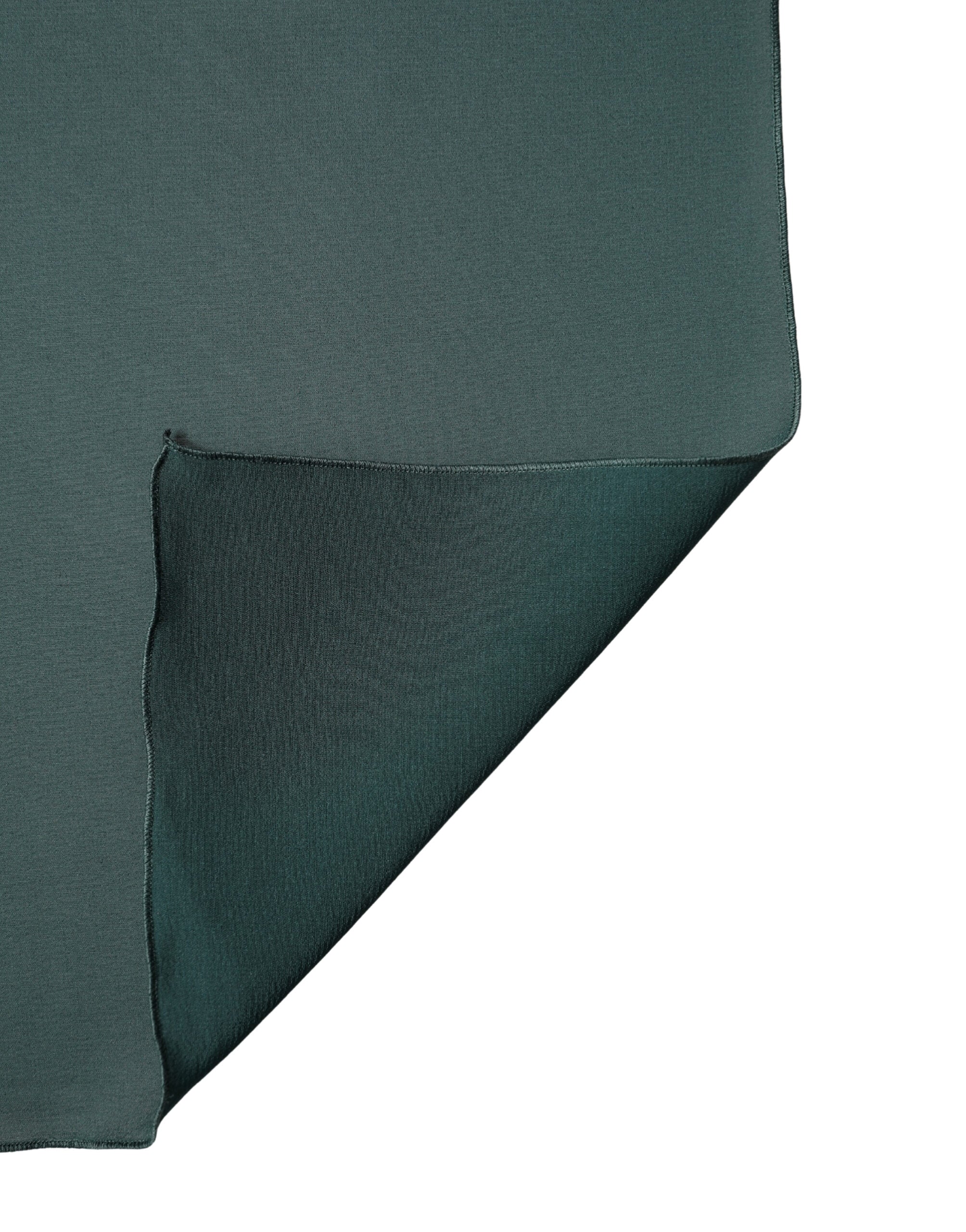 Dolce & Gabbana Dark Green Silk Neck Wrap Shawl Stole 200cm x 64c Scarf - Luxe Marca