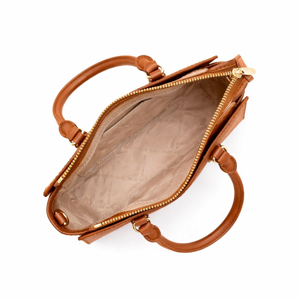 Michael Kors Brown Canvas Handbag - Luxe Marca