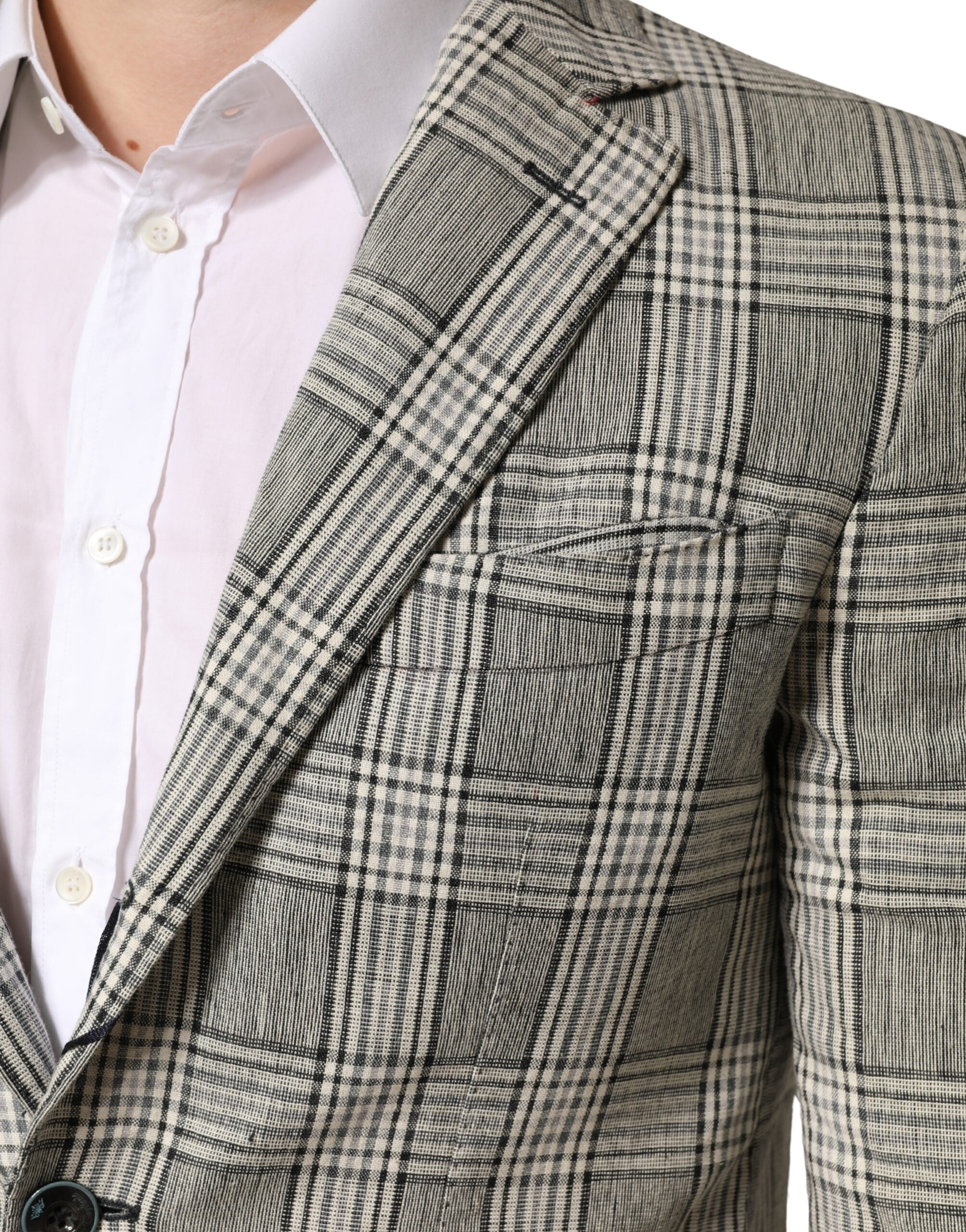 Domenico Tagliente Gray Single Breasted Formal 2 Piece Suit