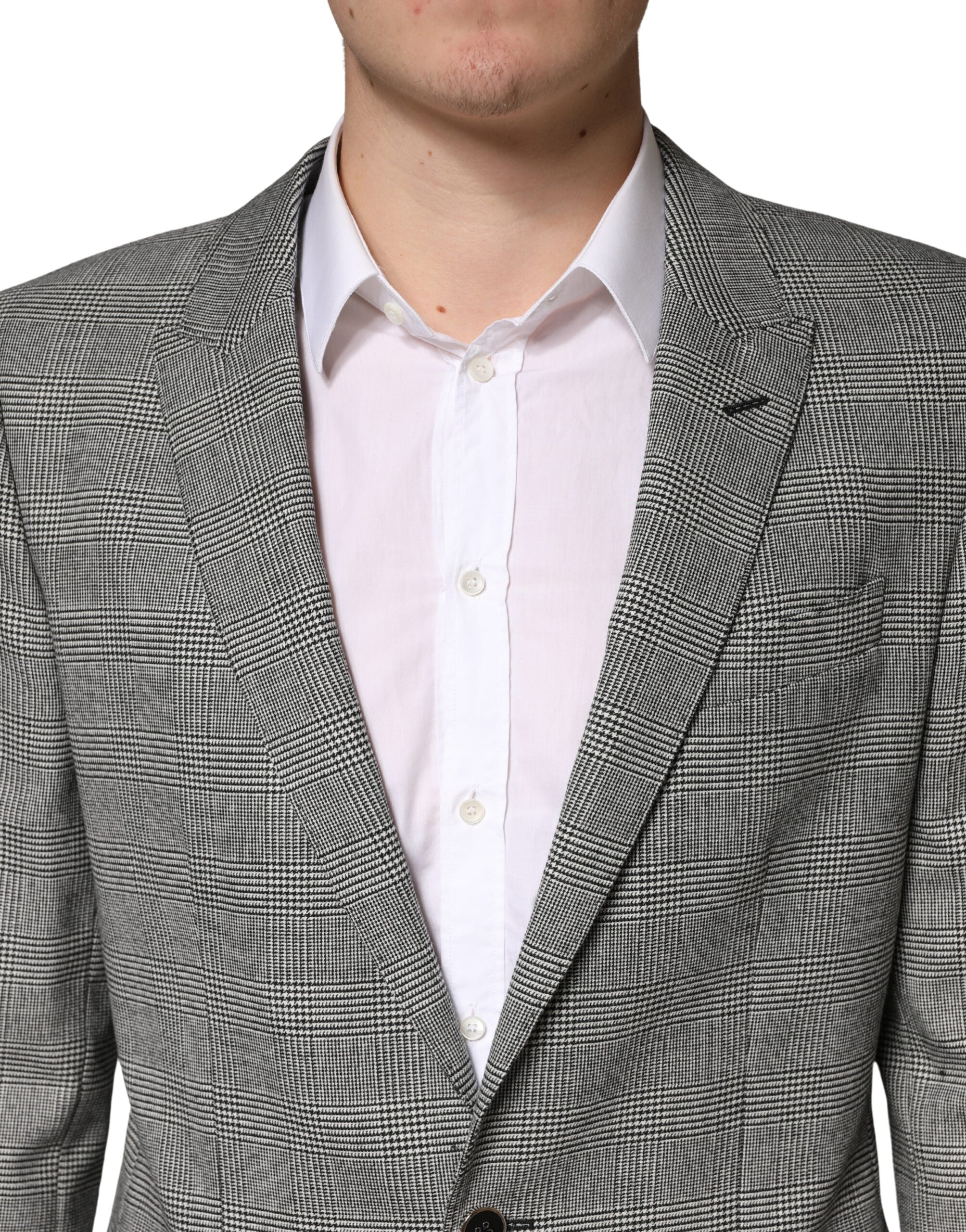 Dolce & Gabbana Gray MARTINI Single Breasted Formal 2PC Suit - Luxe Marca