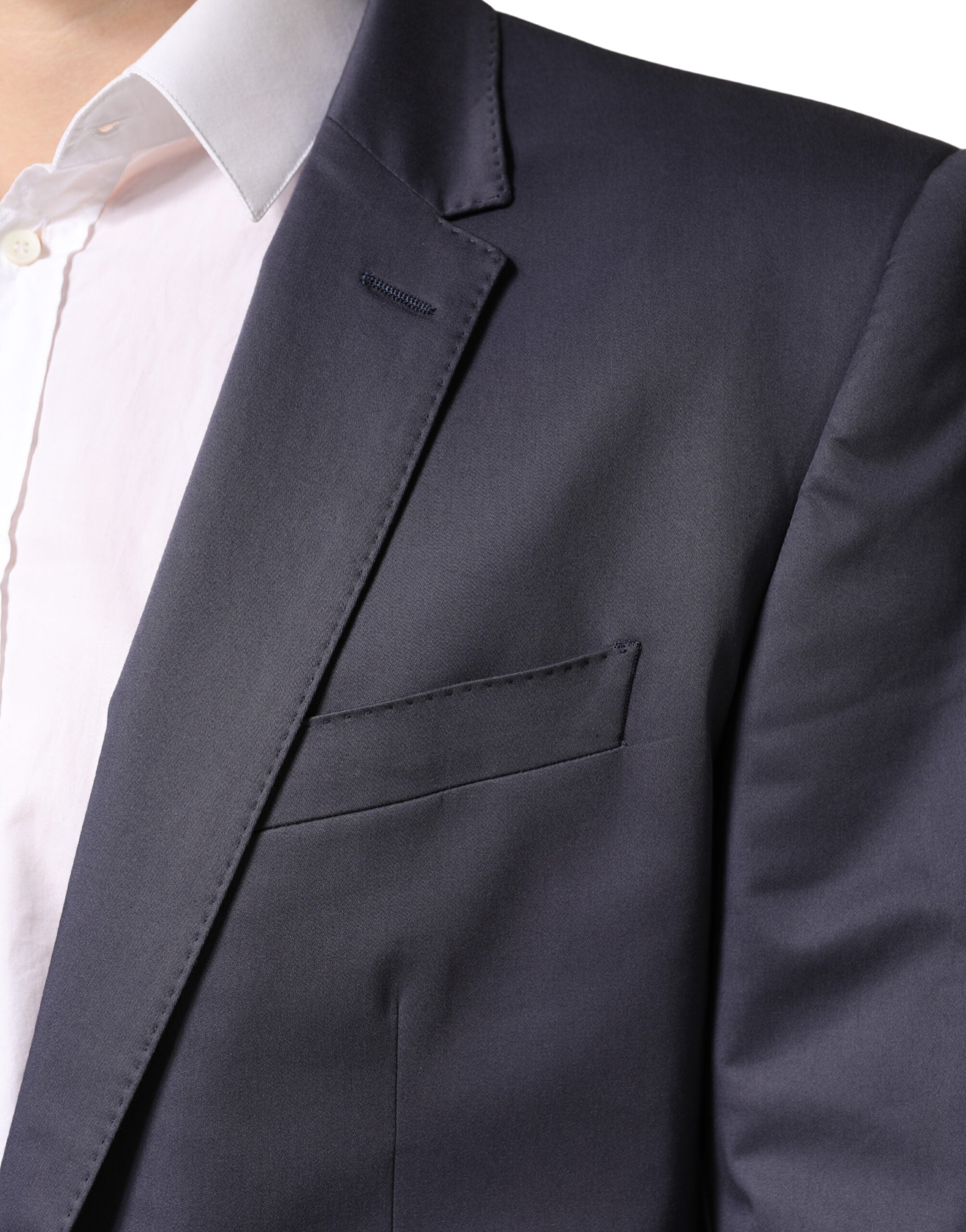 Dolce & Gabbana Blue Single Breasted MARTINI 2 Piece Suit - Luxe Marca