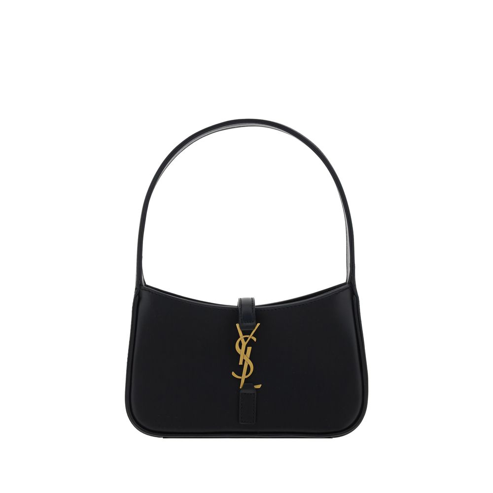 Saint Laurent Black Calf Leather Bos Taurus Shoulder Bag - Luxe Marca