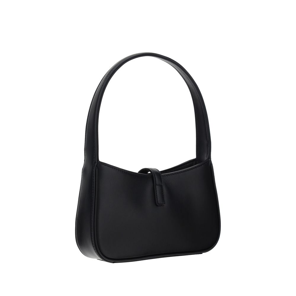 Saint Laurent Black Calf Leather Bos Taurus Shoulder Bag - Luxe Marca