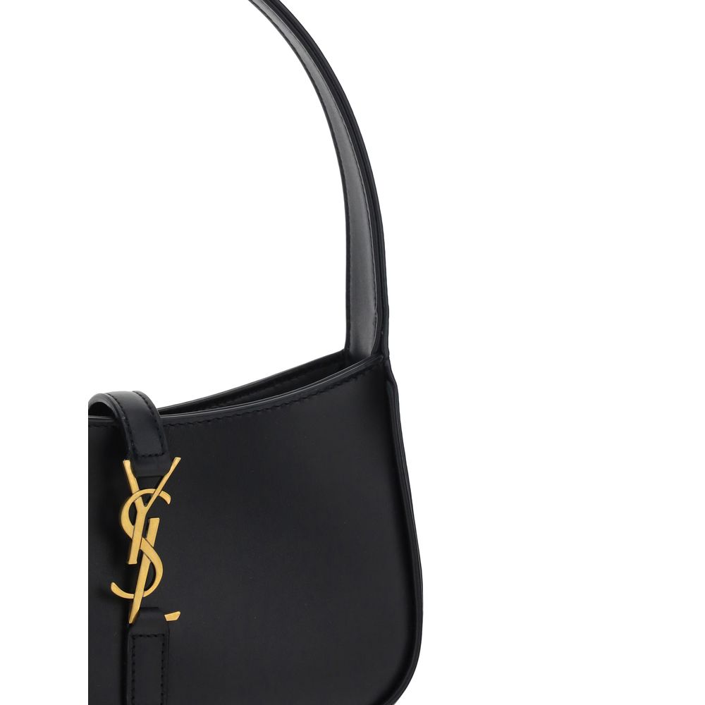 Saint Laurent Black Calf Leather Bos Taurus Shoulder Bag - Luxe Marca