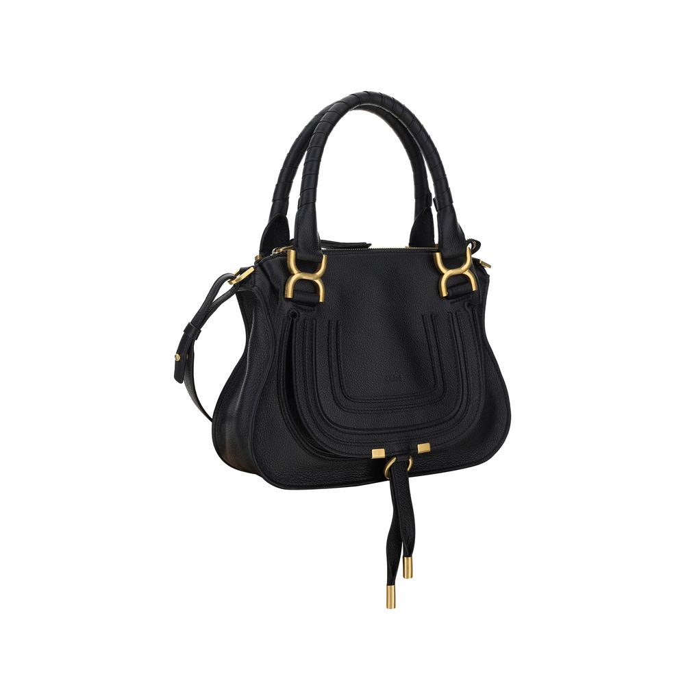Chloé Black Calf Leather Bos Taurus Shoulder Bag