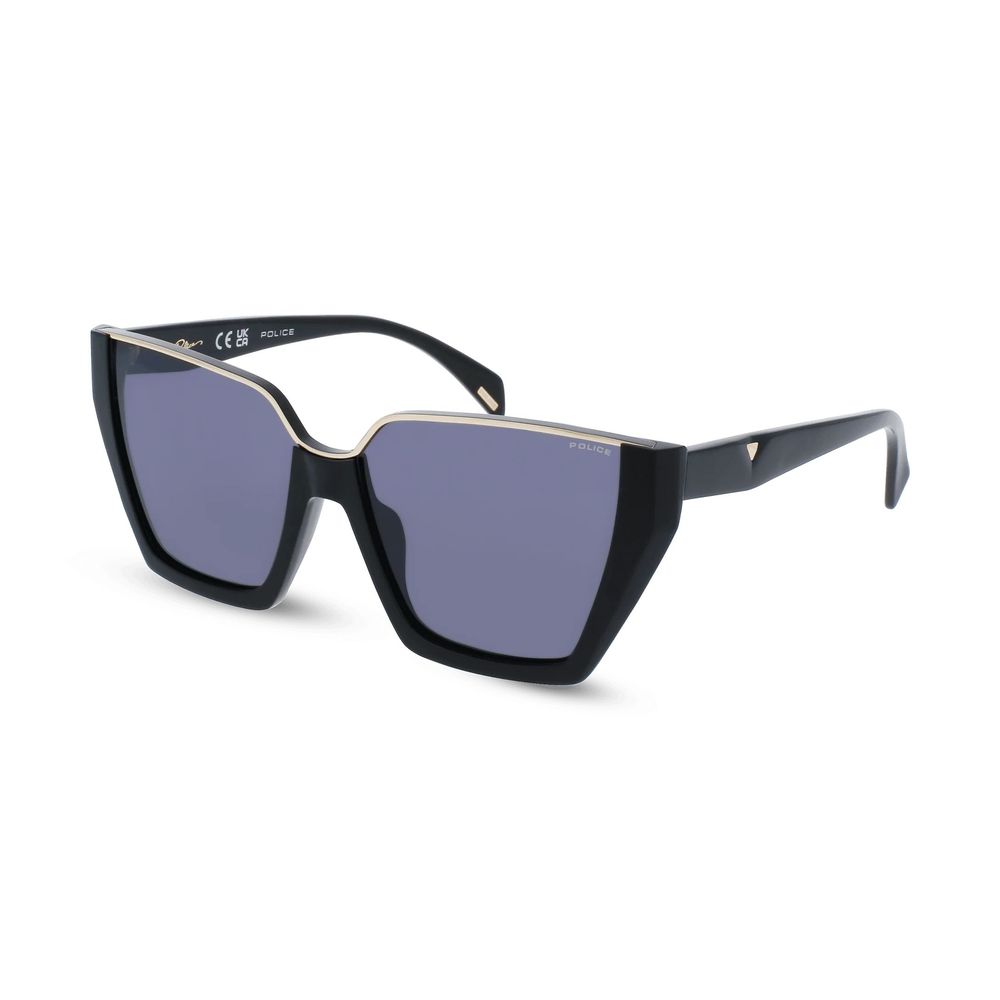 Police Black Acetate Sunglasses - Luxe Marca