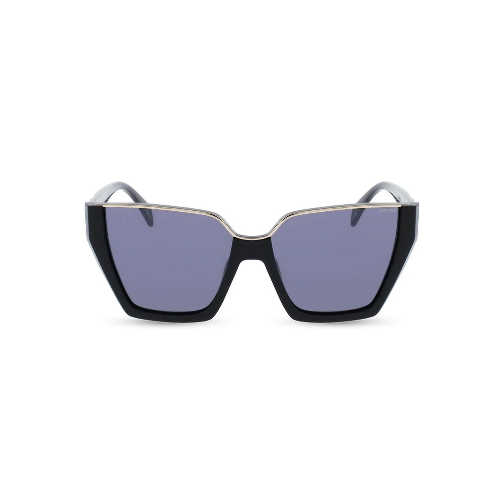 Police Black Acetate Sunglasses - Luxe Marca