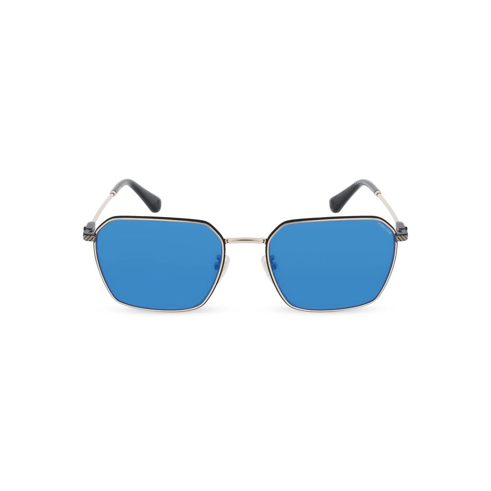 Police Gray Metal Sunglasses - Luxe Marca