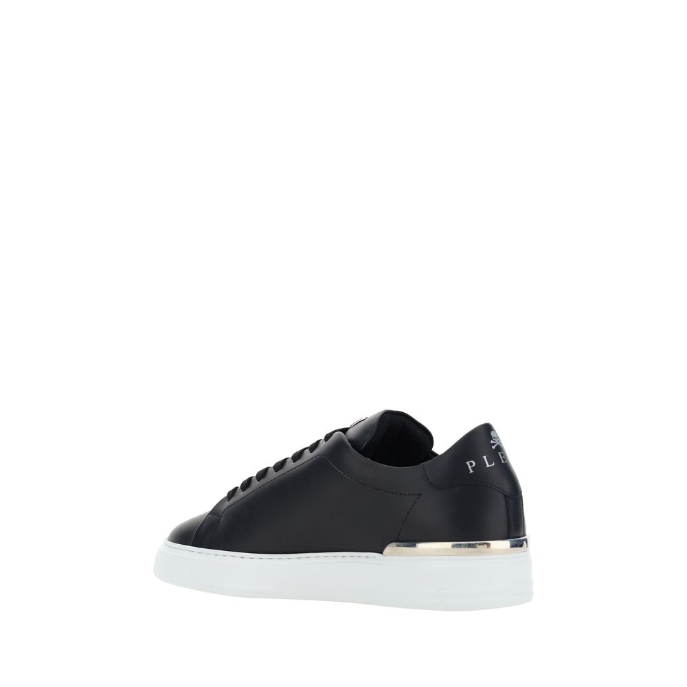 Philipp Plein Black Rubber Low Top Sneakers - Luxe Marca