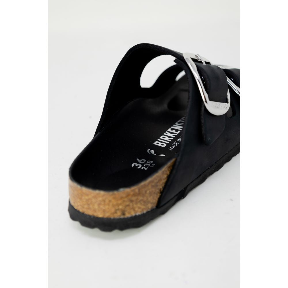 Birkenstock Black Synthetic Slippers - Luxe Marca