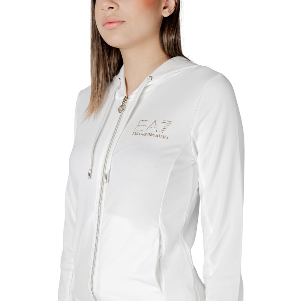 EA7 Emporio Armani Cream Polyester Tracksuit - Luxe Marca