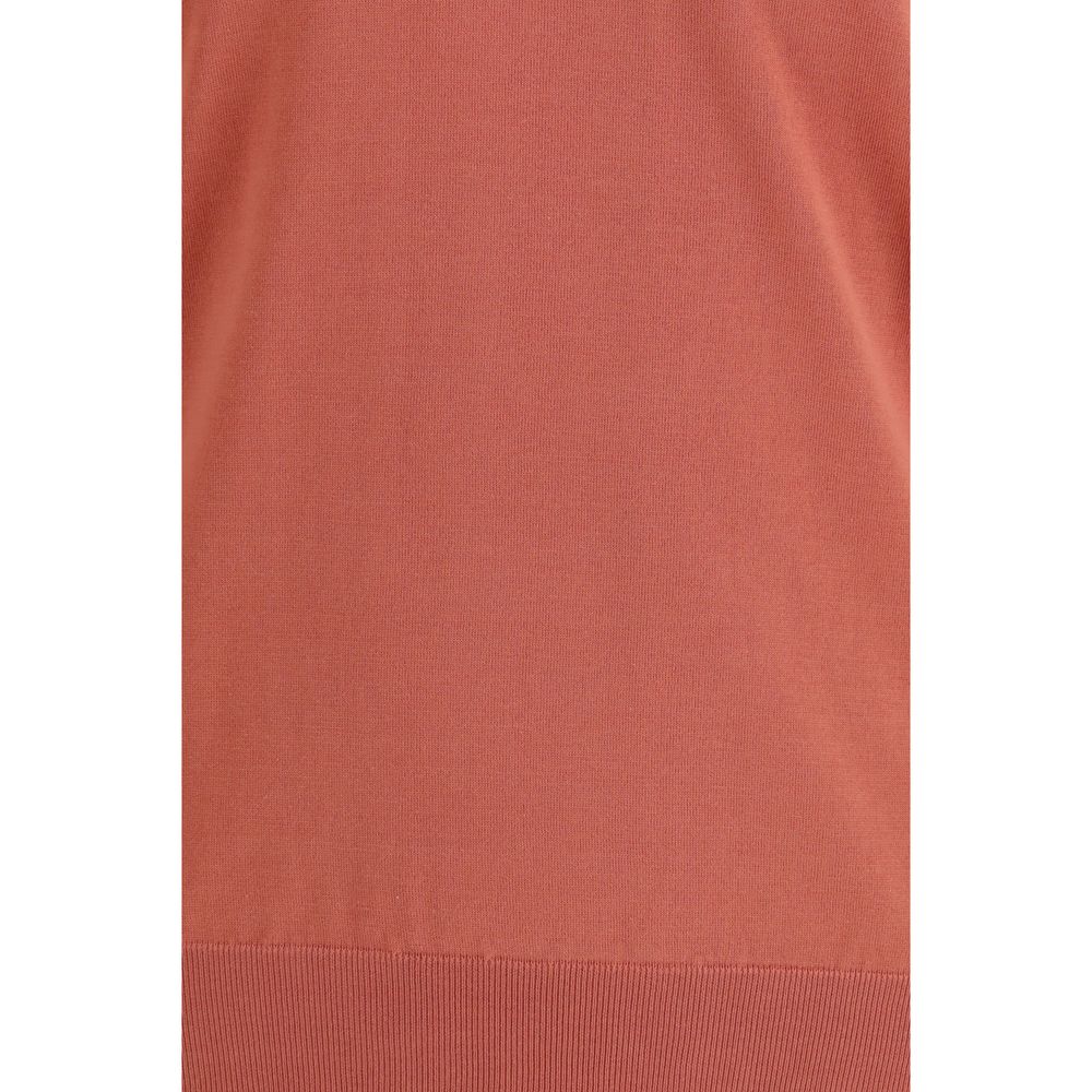 Brunello Cucinelli Orange Cotton Sweatshirt - Luxe Marca