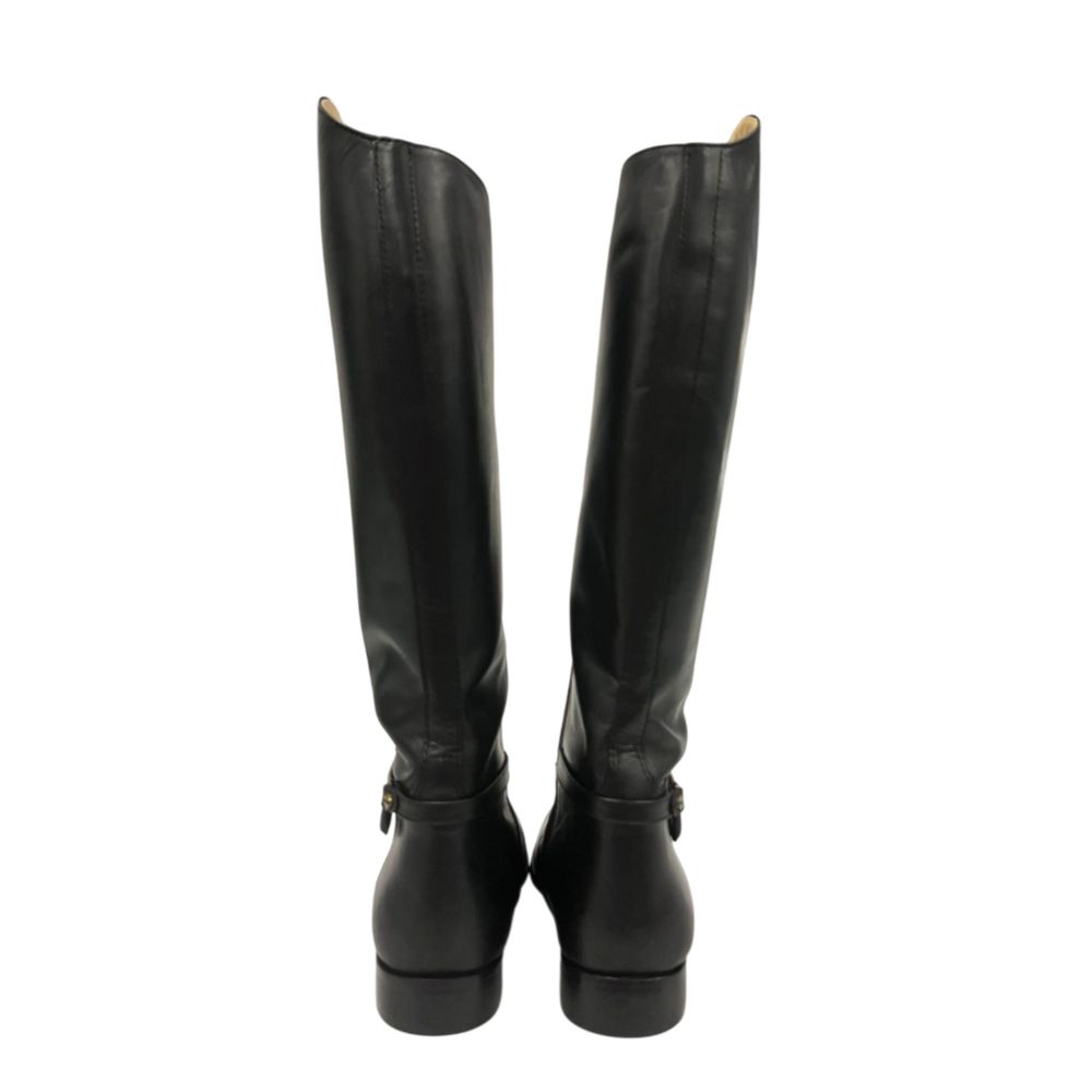 Borbonese Black Leather Women Boot