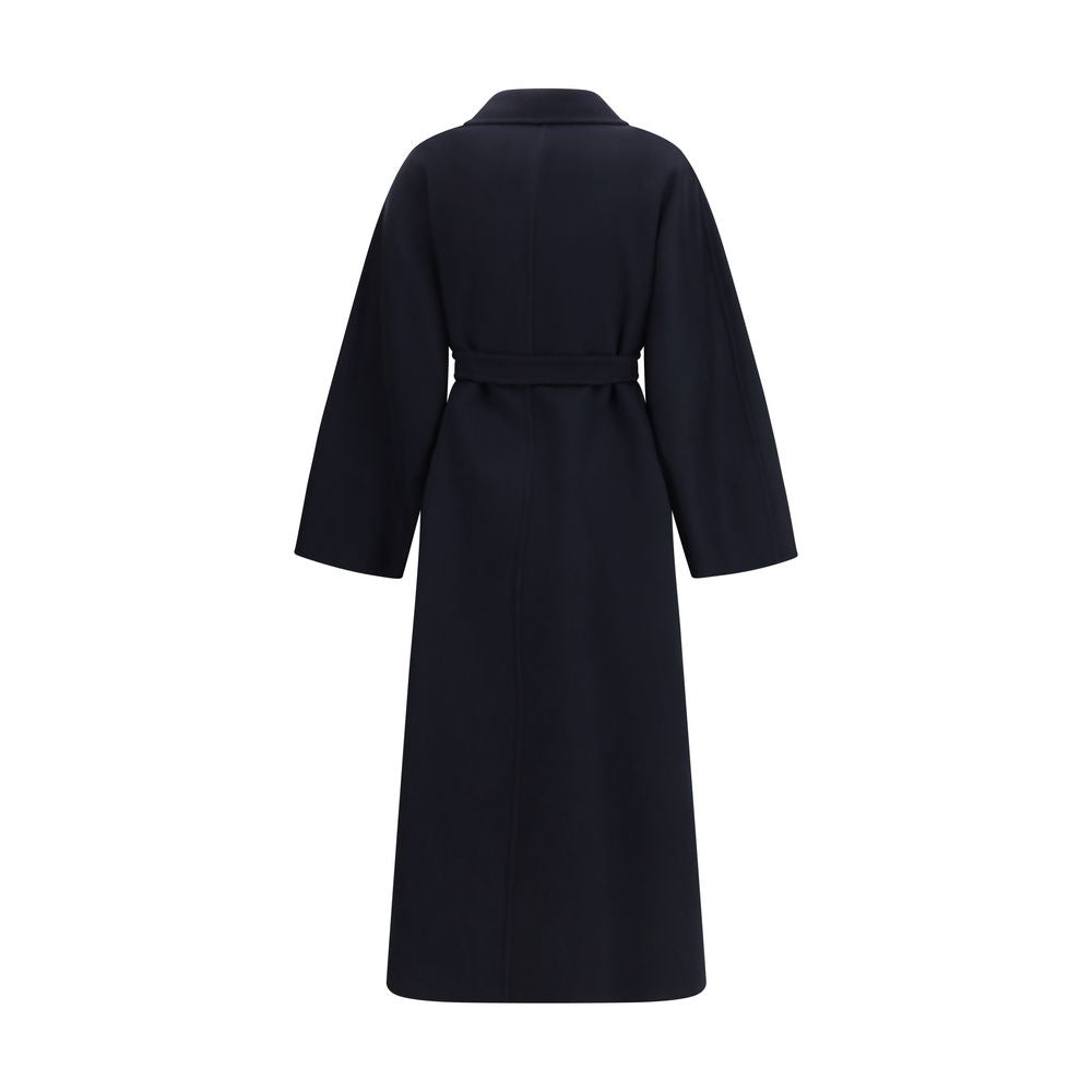 Max Mara Black Cashmere Coat - Luxe Marca