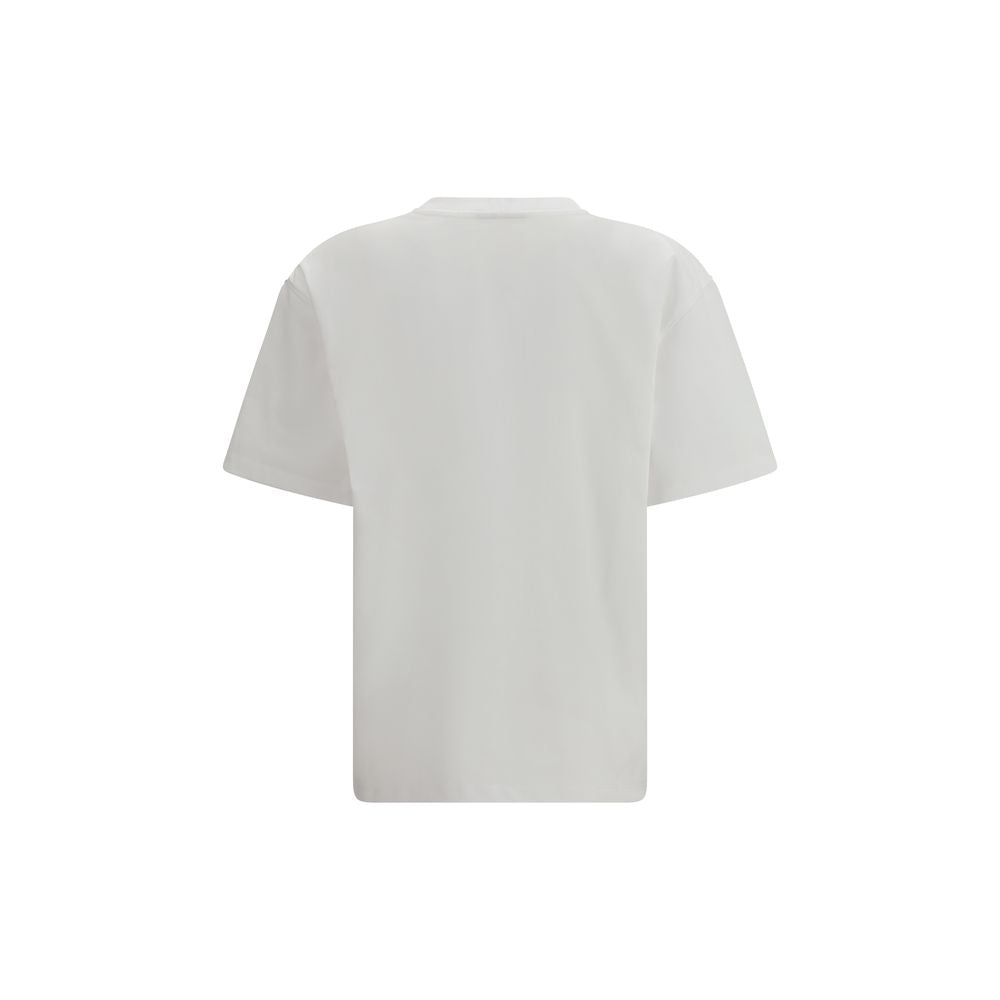 Ganni White Cotton T-Shirt - Luxe Marca