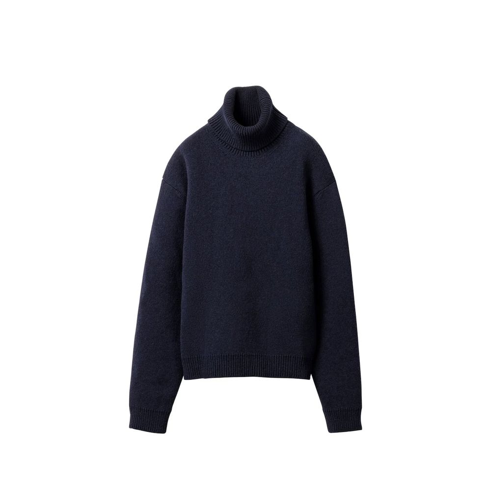 Miu Miu Blue Cashmere Turtleneck - Luxe Marca