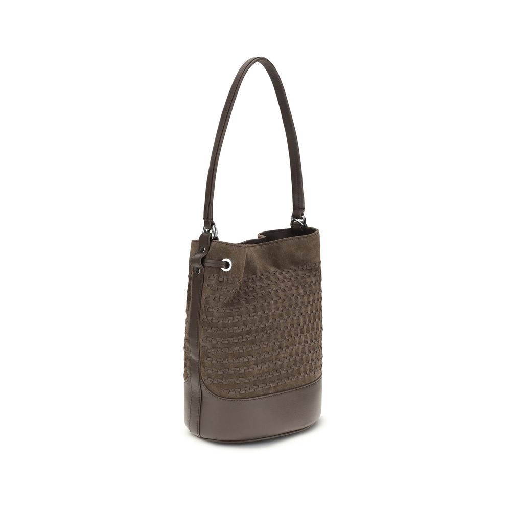 Zanellato Brown Calf Leather Bos Taurus Backet Bag - Luxe Marca