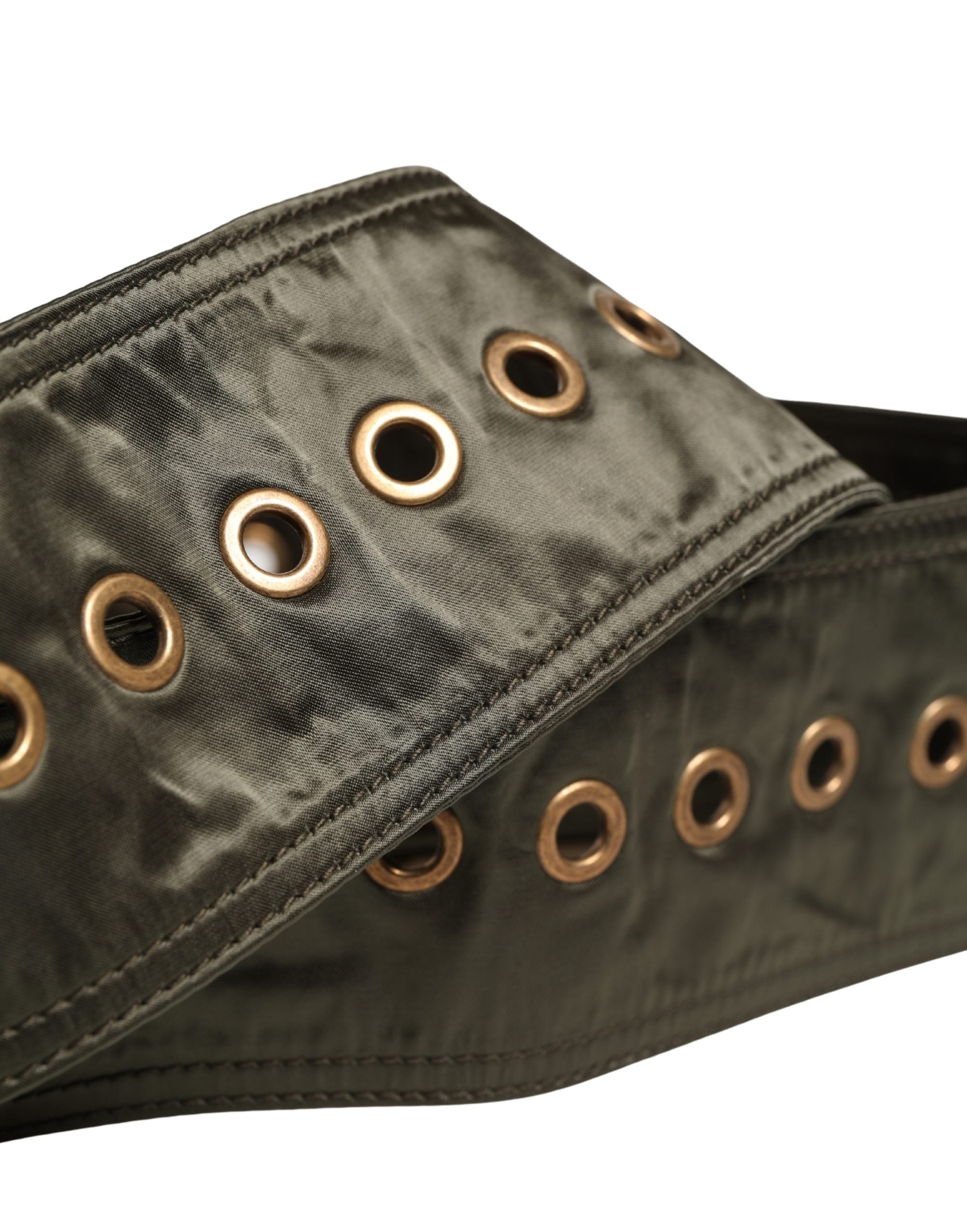 Dolce & Gabbana Men Black Wide Leather DG Metal Buckle Belt - Luxe Marca